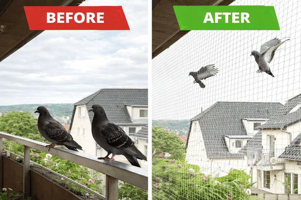pigeon net installation service near me 